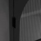vidaXL Κομοδίνα 2 τεμ. Μαύρα 50 x 35 x 60 εκ. από Ατσάλι και Γυαλί