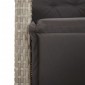 vidaXL Σετ Επίπλων Bistro 3 τεμ. Αν. Γκρι Συνθετικό Ρατάν με Μαξιλάρια