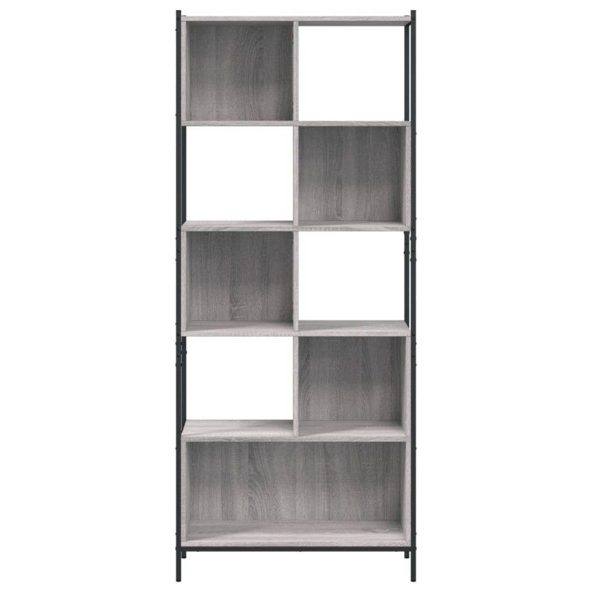 vidaXL Βιβλιοθήκη Γκρι Sonoma 72 x 28 x 172 εκ. από Επεξεργασμένο Ξύλο