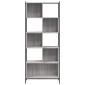 vidaXL Βιβλιοθήκη Γκρι Sonoma 72 x 28 x 172 εκ. από Επεξεργασμένο Ξύλο