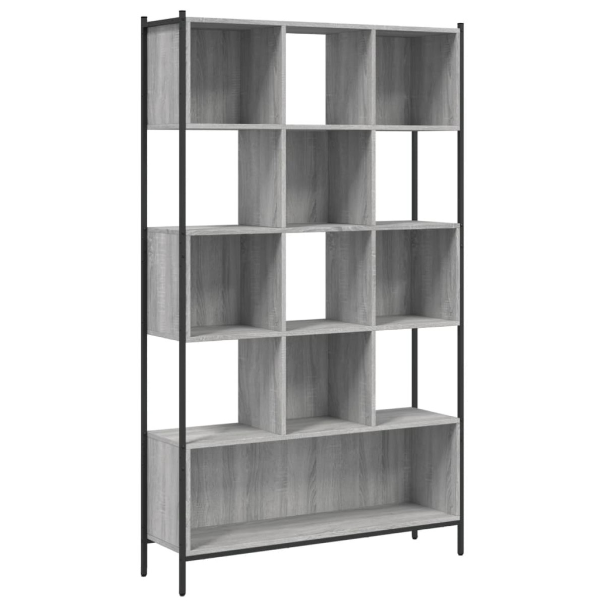 vidaXL Βιβλιοθήκη Γκρι Sonoma 102 x 28 x 172εκ. από Επεξεργασμένο Ξύλο