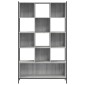 vidaXL Βιβλιοθήκη Γκρι Sonoma 102 x 28 x 172εκ. από Επεξεργασμένο Ξύλο