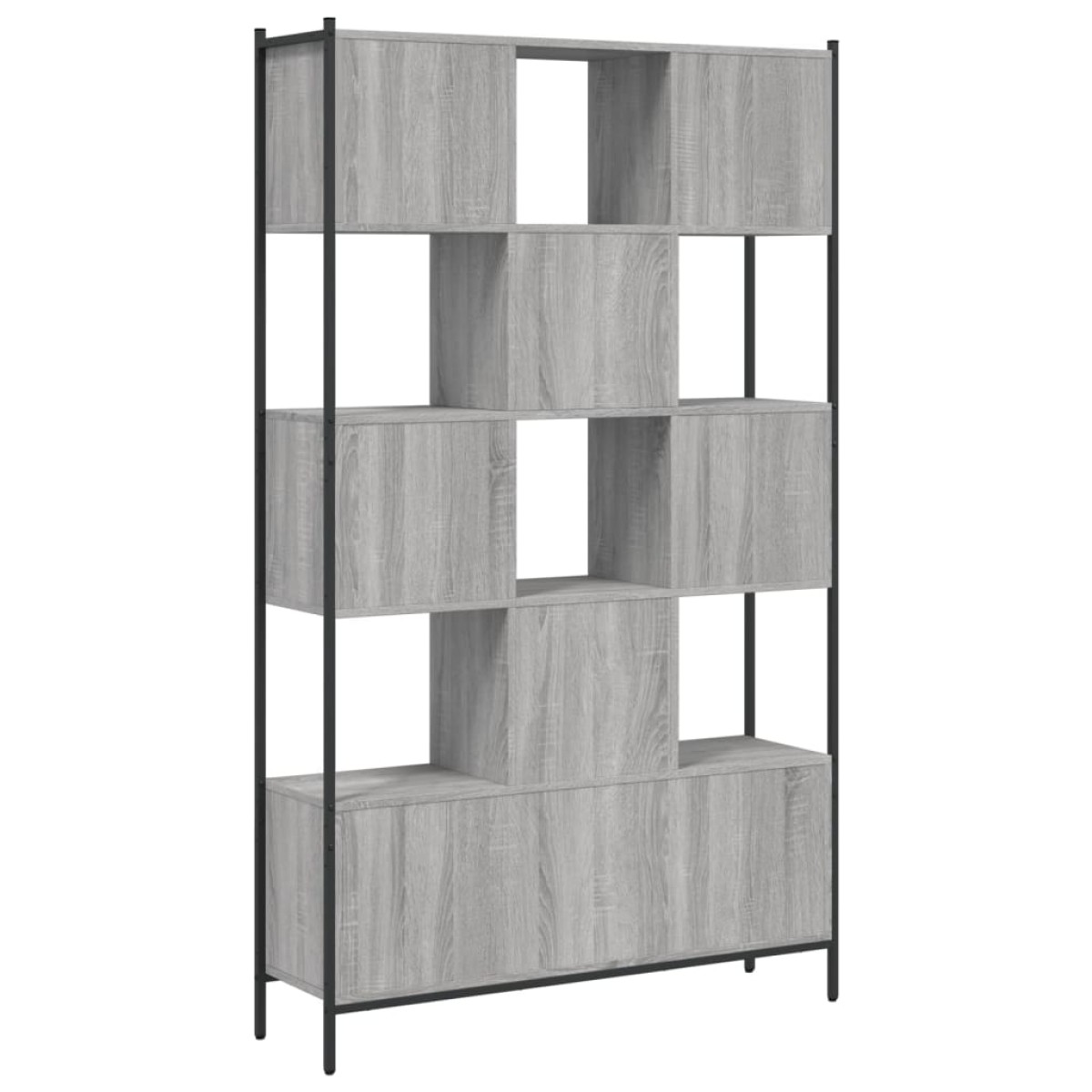 vidaXL Βιβλιοθήκη Γκρι Sonoma 102 x 28 x 172εκ. από Επεξεργασμένο Ξύλο