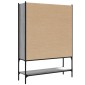vidaXL Βιβλιοθήκη Γκρι Sonoma 102x30x141,5 εκ. από Επεξεργασμένο Ξύλο