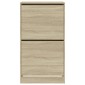 vidaXL Παπουτσοθήκη με 2 Ανακλ. Συρτάρια Sonoma Δρυς 60x42x108 εκ.