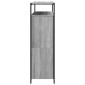 vidaXL Παπουτσοθήκη με 4 Ανακλ. Συρτάρια Γκρι Sonoma 100x34x112 εκ.