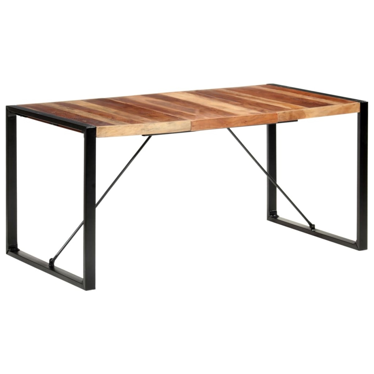 vidaXL Τραπεζαρία 160 x 80 x 75 εκ. Μασίφ Ξύλο με Φινίρισμα Sheesham