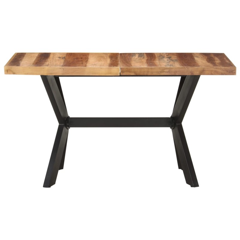 vidaXL Τραπεζαρία 140 x 70 x 75 εκ. Μασίφ Ξύλο & Μελί Φινίρισμα