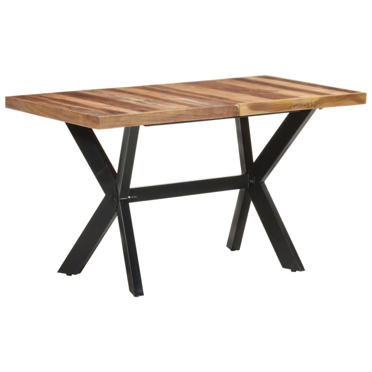 vidaXL Τραπεζαρία 140 x 70 x 75 εκ. Μασίφ Ξύλο & Μελί Φινίρισμα