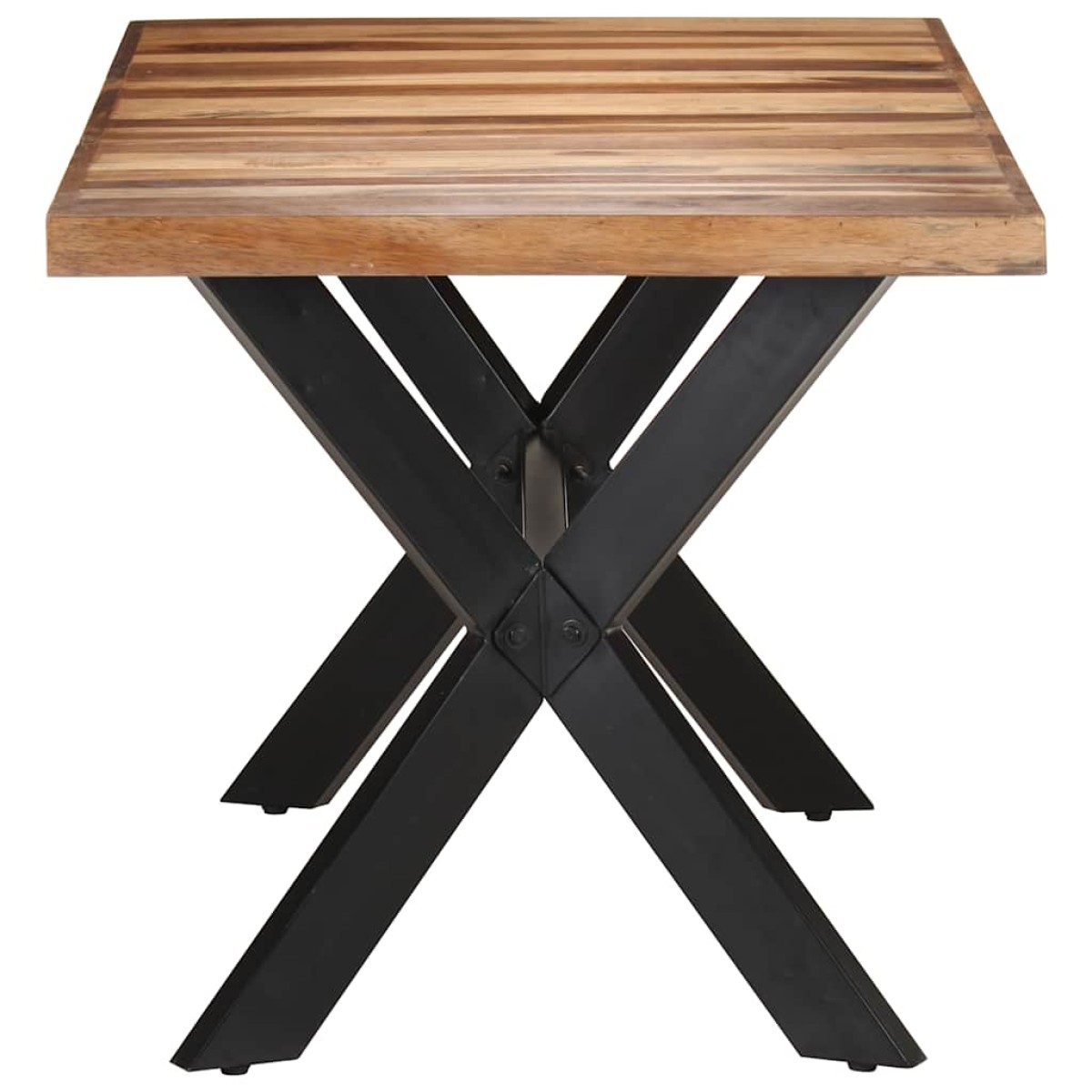 vidaXL Τραπεζαρία 160 x 80 x 75 εκ. Μασίφ Ξύλο & Μελί Φινίρισμα
