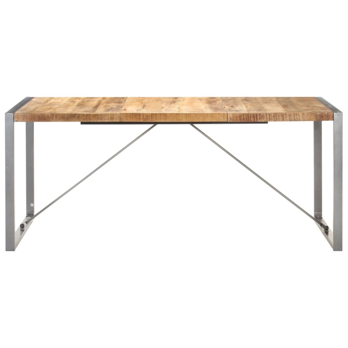 vidaXL Τραπεζαρία 180 x 90 x 75 εκ. από Μασίφ Ακατέργαστο Ξύλο Μάνγκο