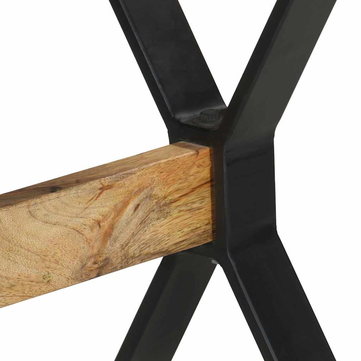 vidaXL Τραπεζαρία 120 x 60 x 76 εκ. από Ακατέργαστο Ξύλο Μάνγκο