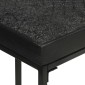 vidaXL Τραπέζι Κονσόλα Μαύρο 110x35x76 εκ. Μασίφ Ξύλο Ακακίας & Μάνγκο
