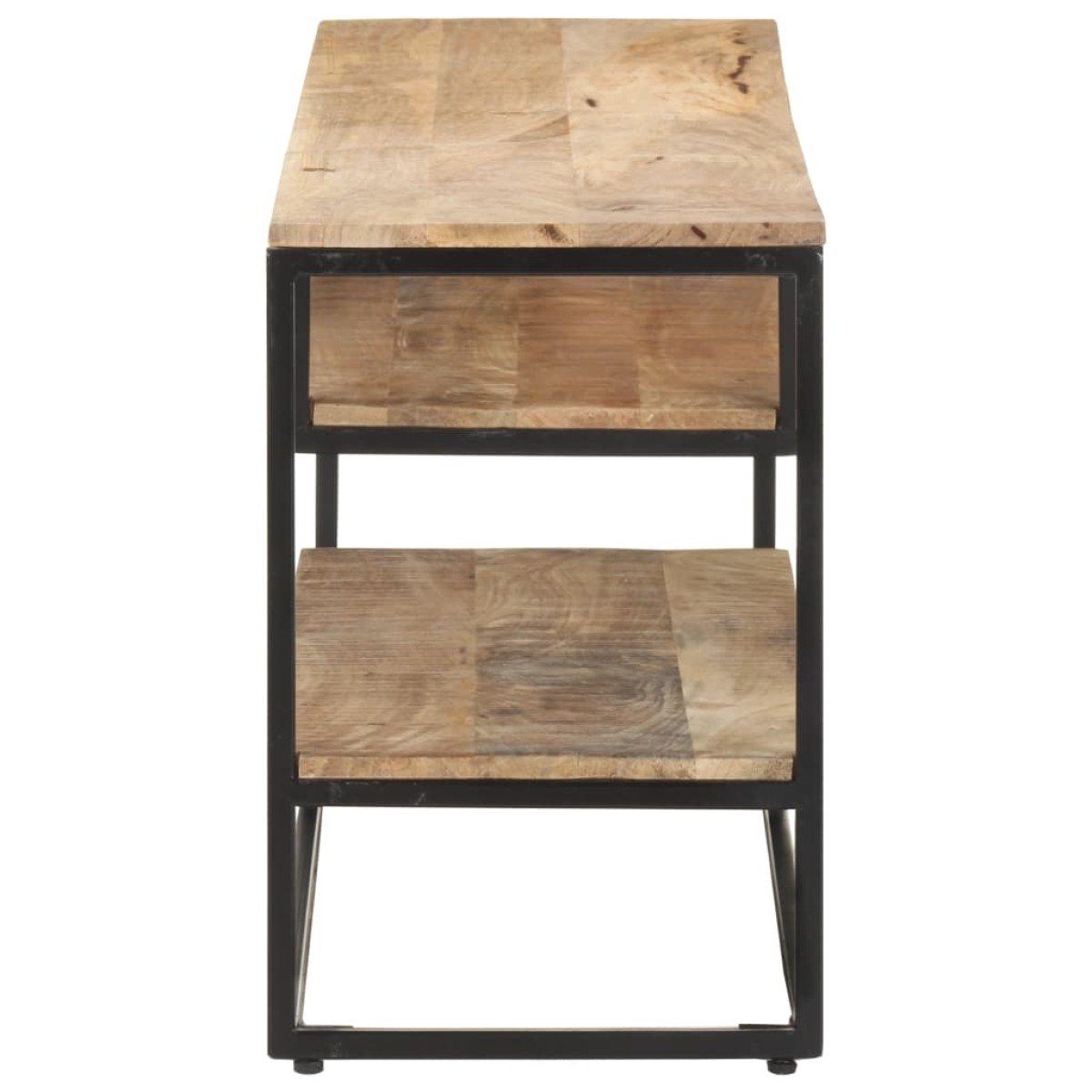 vidaXL Έπιπλο Τηλεόρασης 130 x 30 x 45 εκ. από Ακατέργαστο Ξύλο Μάνγκο