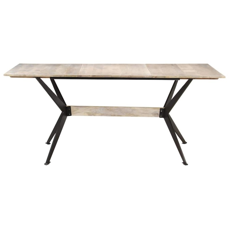 vidaXL Τραπεζαρία 180 x 90 x 76 εκ. από Μασίφ Ξύλο Μάνγκο