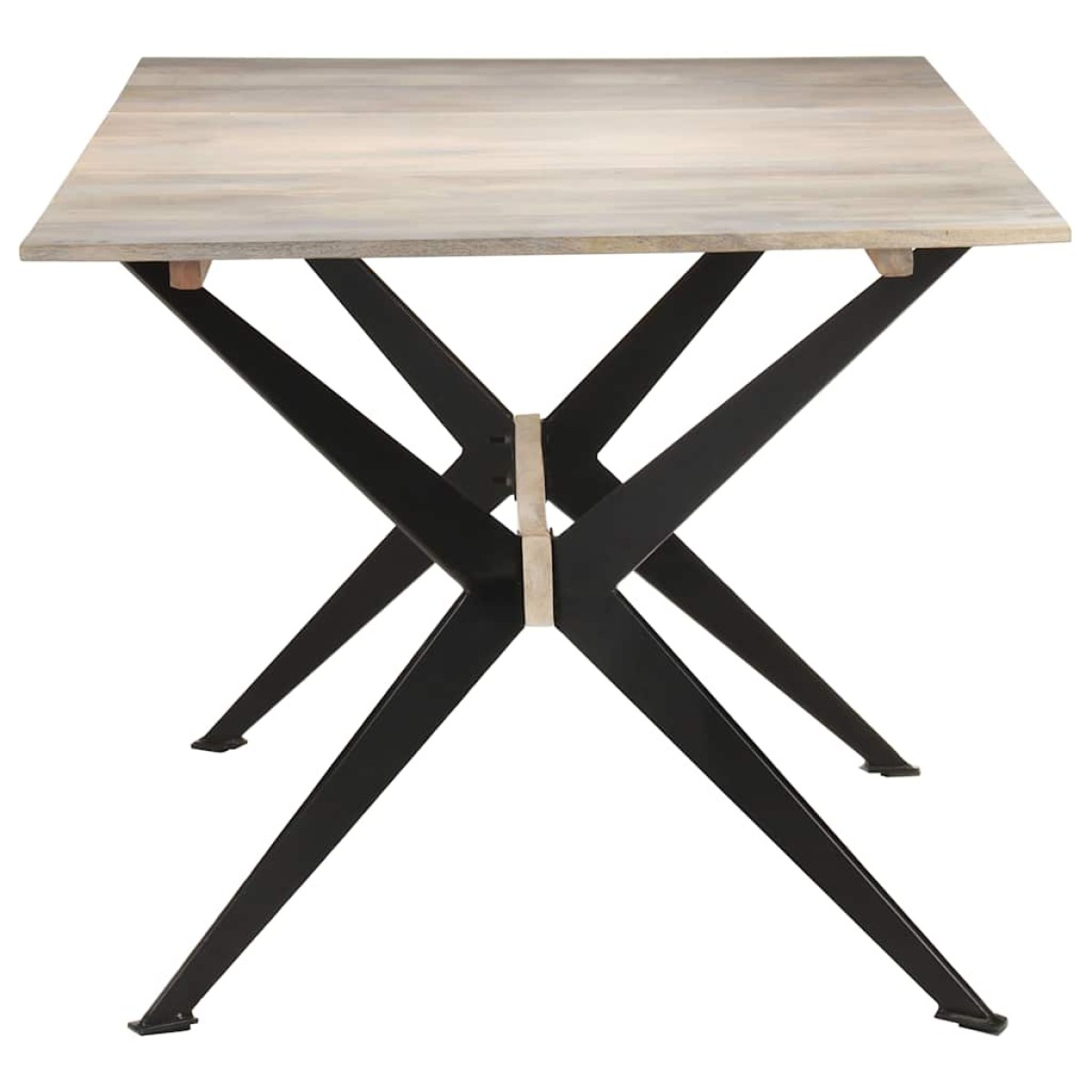 vidaXL Τραπεζαρία 180 x 90 x 76 εκ. από Μασίφ Ξύλο Μάνγκο