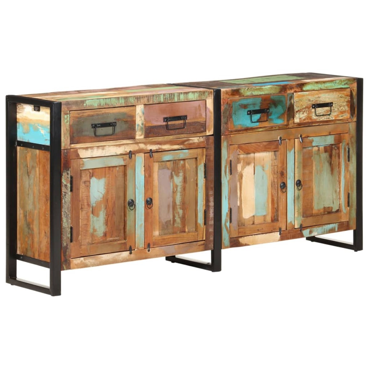 vidaXL Μπουφές 172 x 35 x 80 εκ. από Μασίφ Ανακυκλωμένο Ξύλο