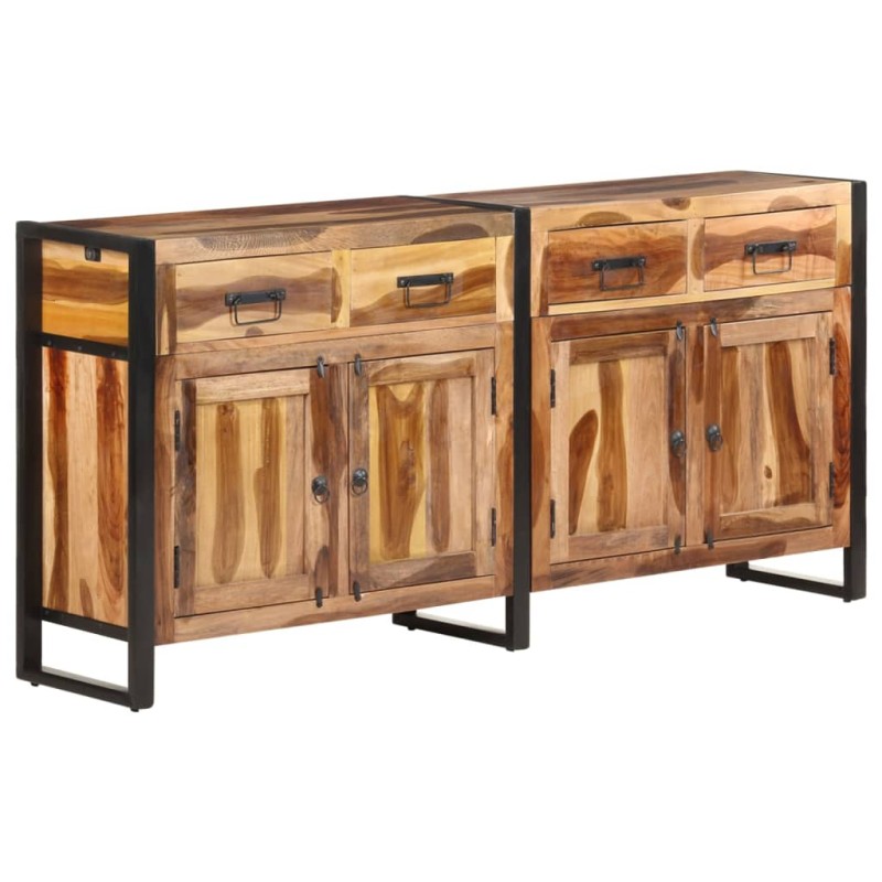 vidaXL Μπουφές 172x35x80 εκ. Μασίφ Ξύλο Ακακίας με Μελί Φινίρισμα