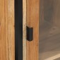 vidaXL Ντουλάπι Μπάνιου 40x27x190 εκ. Σίδηρο και Μασίφ Ξύλο Ακακίας