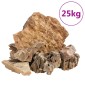 vidaXL Πέτρες Dragon Stones Καφέ 25 κιλά 5-30 εκ.