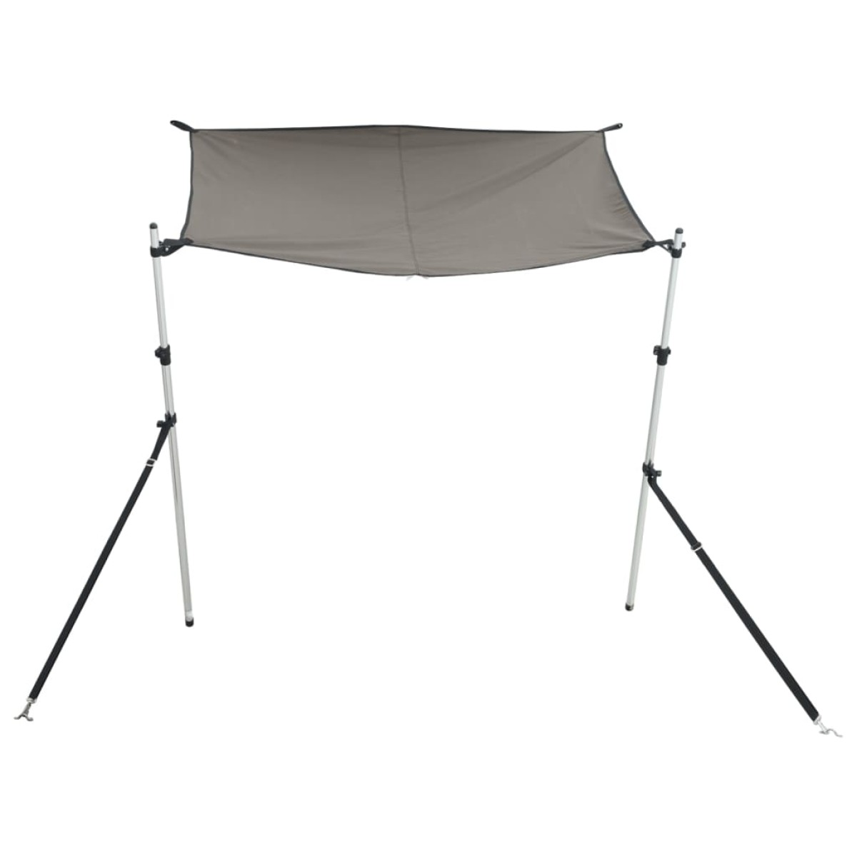 vidaXL Επέκταση Σκιάστρου Σχήμα Τ Ανθρακί 174x205x(115-194) εκ.