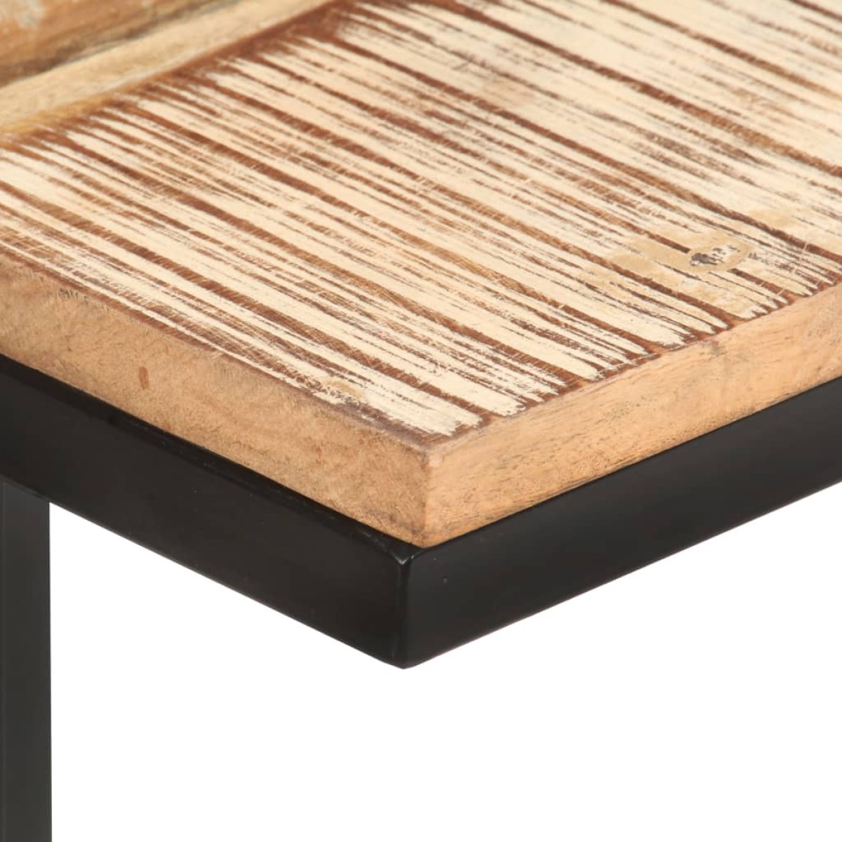 vidaXL Τραπέζια Βοηθητικά 2 τεμ. 31,5x24,5x64,5 εκ. Μασίφ Ανακ. Ξύλο