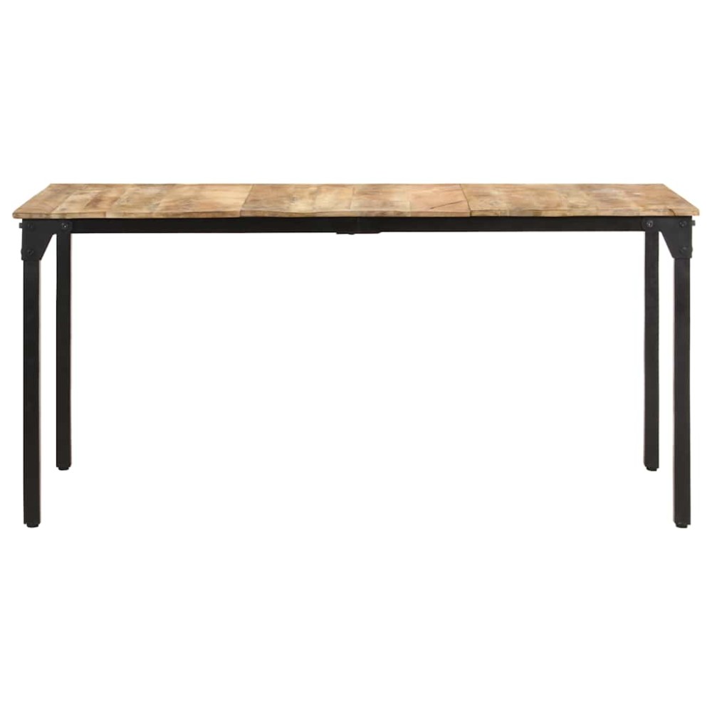 vidaXL Τραπεζαρία 160 x 80 x 76 εκ. από Ακατέργαστο Ξύλο Μάνγκο