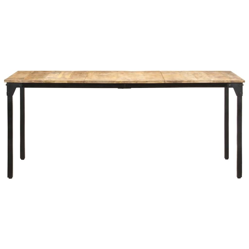 vidaXL Τραπεζαρία 180 x 90 x 76 εκ. από Ακατέργαστο Ξύλο Μάνγκο