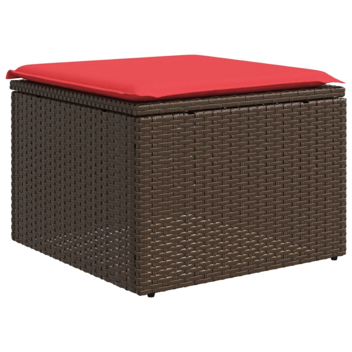 vidaXL Σετ Καναπέδων Κήπου 8 Τεμαχίων με Μαξιλάρια από Καφέ Συνθετικό Ρατάν