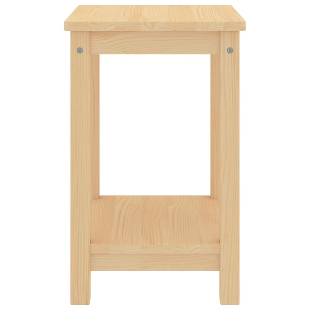 vidaXL Κομοδίνο Ανοιχτό Ξύλο 35 x 30 x 47 εκ. από Μασίφ Ξύλο Πεύκου
