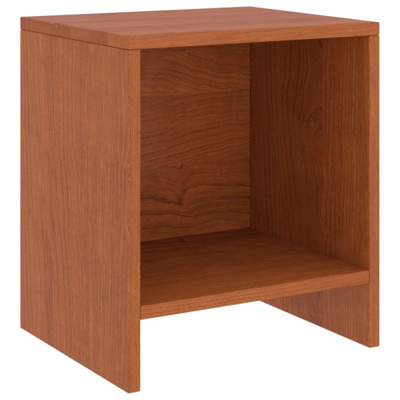 vidaXL Κομοδίνα 2 τεμ. Καφέ Μελί 35 x 30 x 40 εκ. Μασίφ Ξύλο Πεύκου