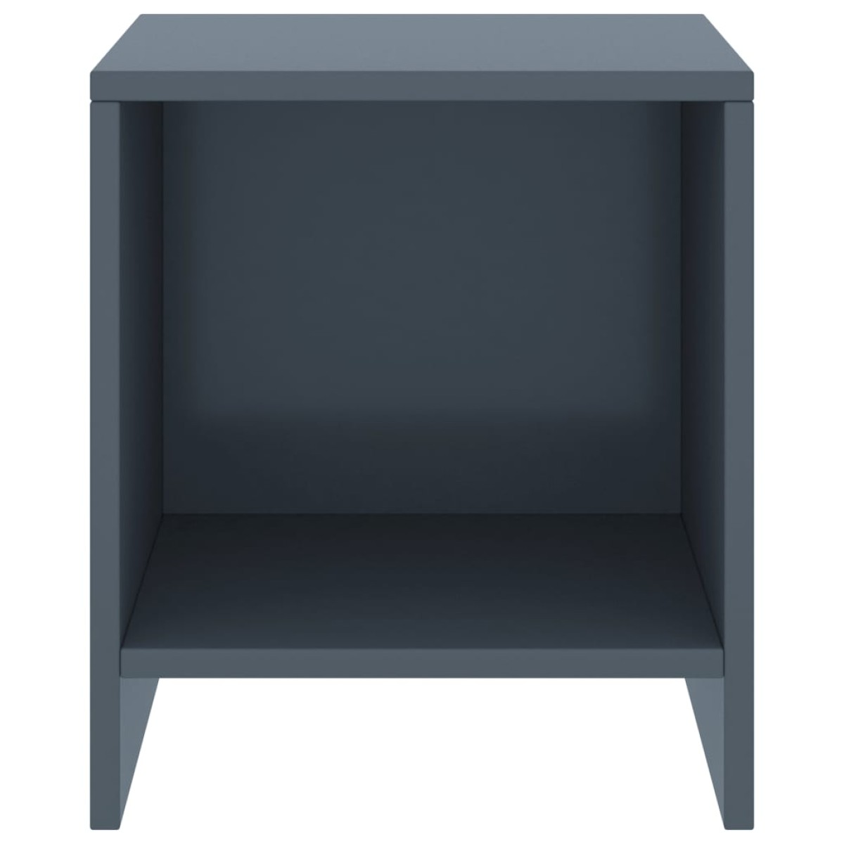vidaXL Κομοδίνα 2 τεμ. Ανοιχτό Γκρι 35x30x40 εκ. από Μασίφ Ξύλο Πεύκου