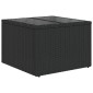 vidaXL Σετ Καναπέδων Κήπου 9 Τεμαχίων με Μαξιλάρια από Μαύρο Συνθετικό Ρατάν