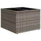 vidaXL Σετ Καναπέδων Κήπου 9 Τεμαχίων με Μαξιλάρια Γκρι από Συνθετικό Ρατάν
