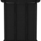 vidaXL Ραφιέρα με 6 Κύβους & Κουτιά Μαύρη 103x30x72,5 εκ. Υφασμάτινη