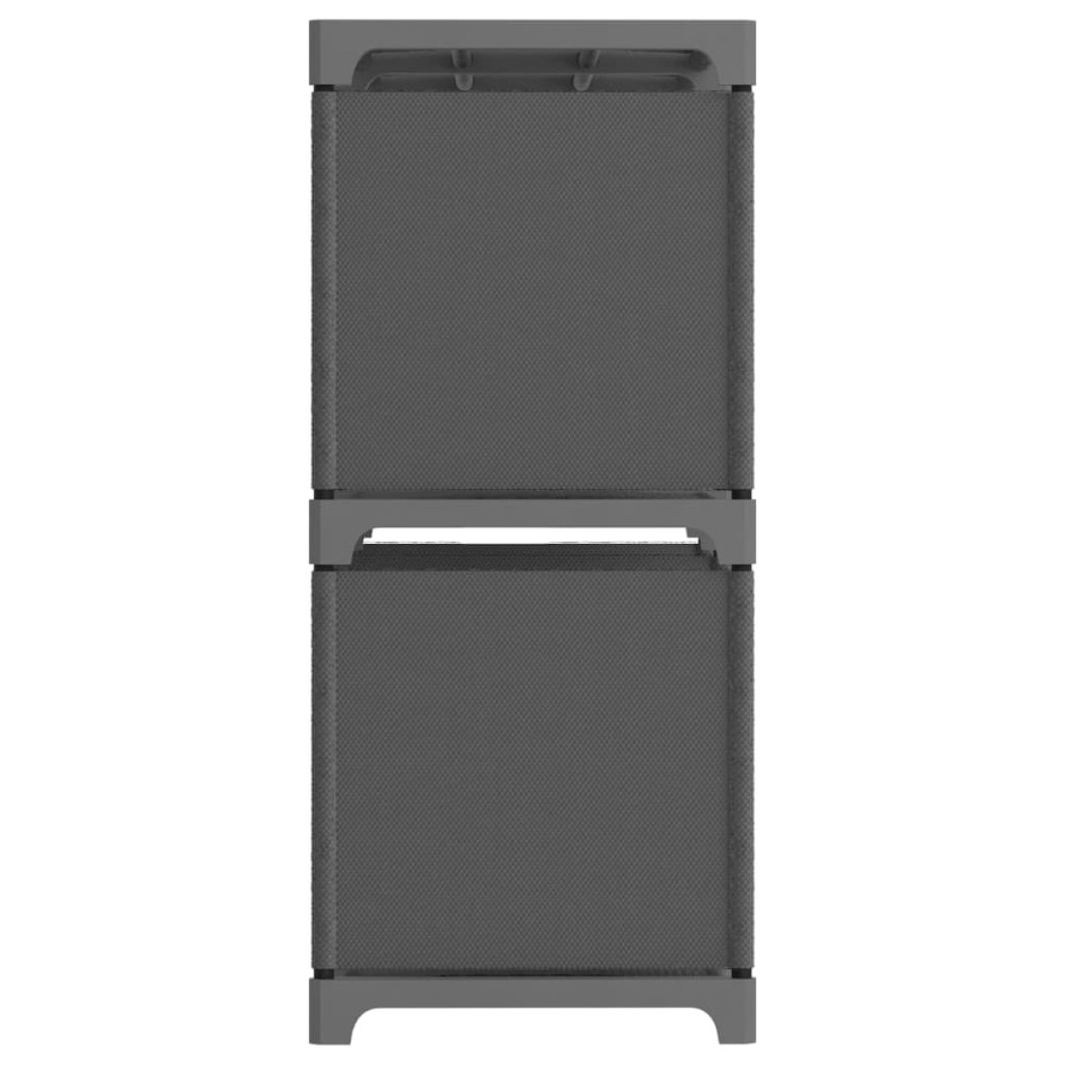 vidaXL Ραφιέρα με 6 Κύβους Γκρι 103 x 30 x 72,5 εκ. Υφασμάτινη