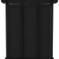 vidaXL Ραφιέρα με 12 Κύβους Μαύρη 103 x 30 x 141 εκ. Υφασμάτινη