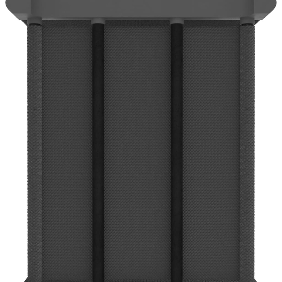 vidaXL Ραφιέρα με 12 Κύβους & Κουτιά Γκρι 103x30x141 εκ. Υφασμάτινη