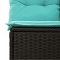 vidaXL Σετ Καναπέδων Κήπου 11 Τεμαχίων με Μαξιλάρια από Μαύρο Συνθετικό Ρατάν