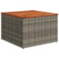 vidaXL Σετ Καναπέδων Κήπου 11 Τεμαχίων με Μαξιλάρια Γκρι από Συνθετικό Ρατάν