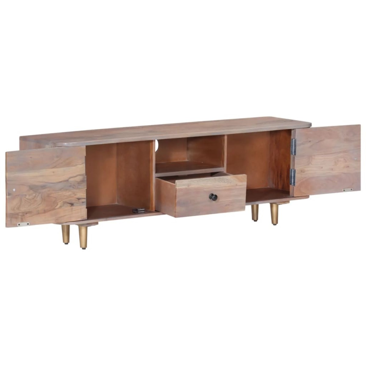 vidaXL Έπιπλο Τηλεόρασης 118 x 30 x 40 εκ. από Μασίφ Ξύλο Ακακίας