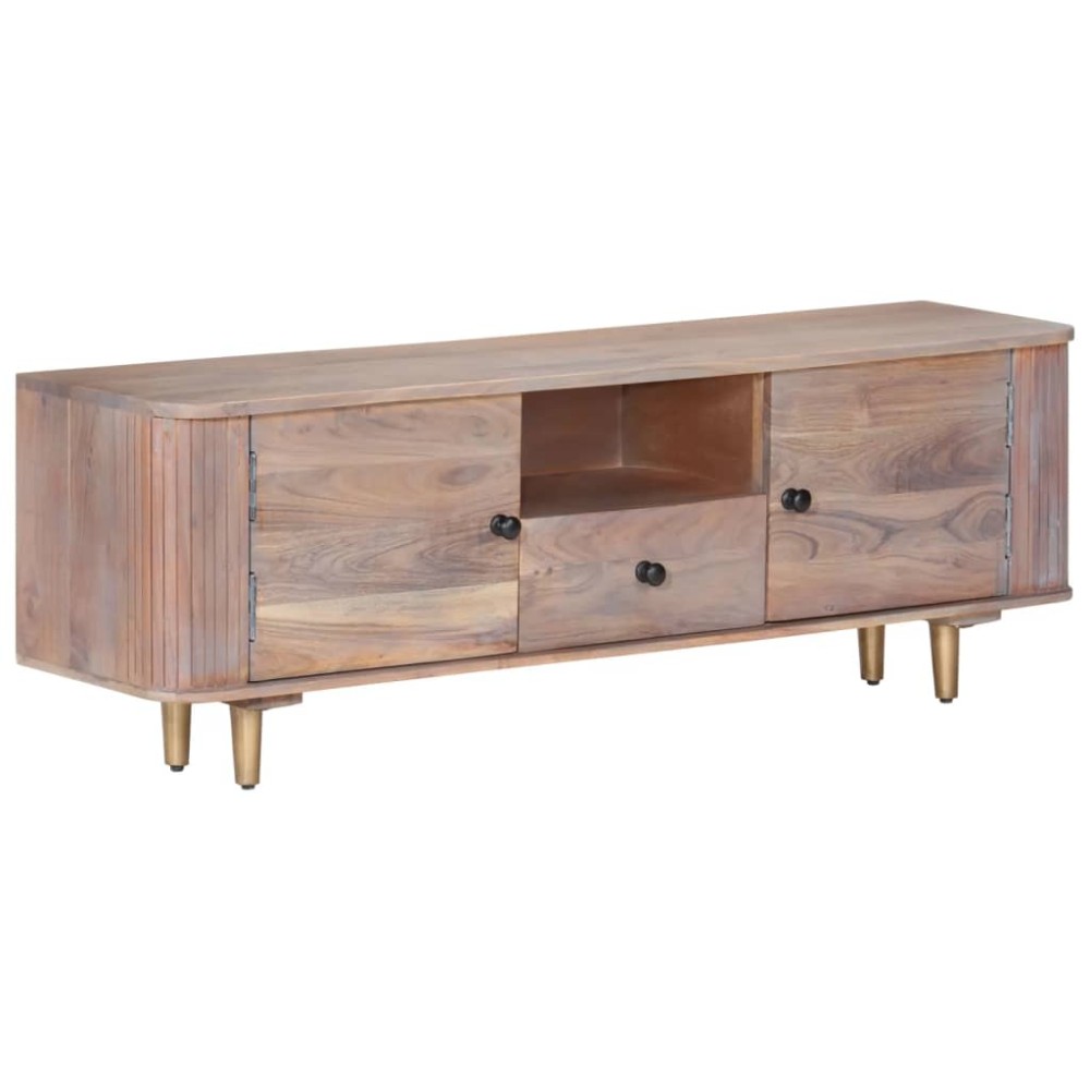 vidaXL Έπιπλο Τηλεόρασης 118 x 30 x 40 εκ. από Μασίφ Ξύλο Ακακίας