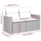 vidaXL Σετ Καναπέδων Κήπου 5 Τεμαχίων με Μαξιλάρια Γκρι από Συνθετικό Ρατάν