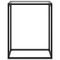 vidaXL Τραπέζι Κονσόλα Διαφανές 60 x 35 x 75 εκ. από Ψημένο Γυαλί