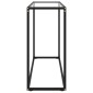 vidaXL Τραπέζι Κονσόλα Διαφανές 100 x 35 x 75 εκ. από Ψημένο Γυαλί