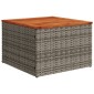 vidaXL Σετ Καναπέδων Κήπου 13 Τεμαχίων με Μαξιλάρια από Γκρι Συνθετικό Ρατάν