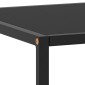 vidaXL Τραπεζάκι Σαλονιού Μαύρο 100 x 50 x 35 εκ. με Μαύρο Γυαλί