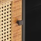 vidaXL Έπιπλο Τηλεόρασης 90x30x40εκ Ακατ. Μάνγκο/Φυσικό Ζαχαροκάλαμο