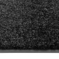 vidaXL Πατάκι Εισόδου Πλενόμενο Μαύρο 120 x 180 εκ.
