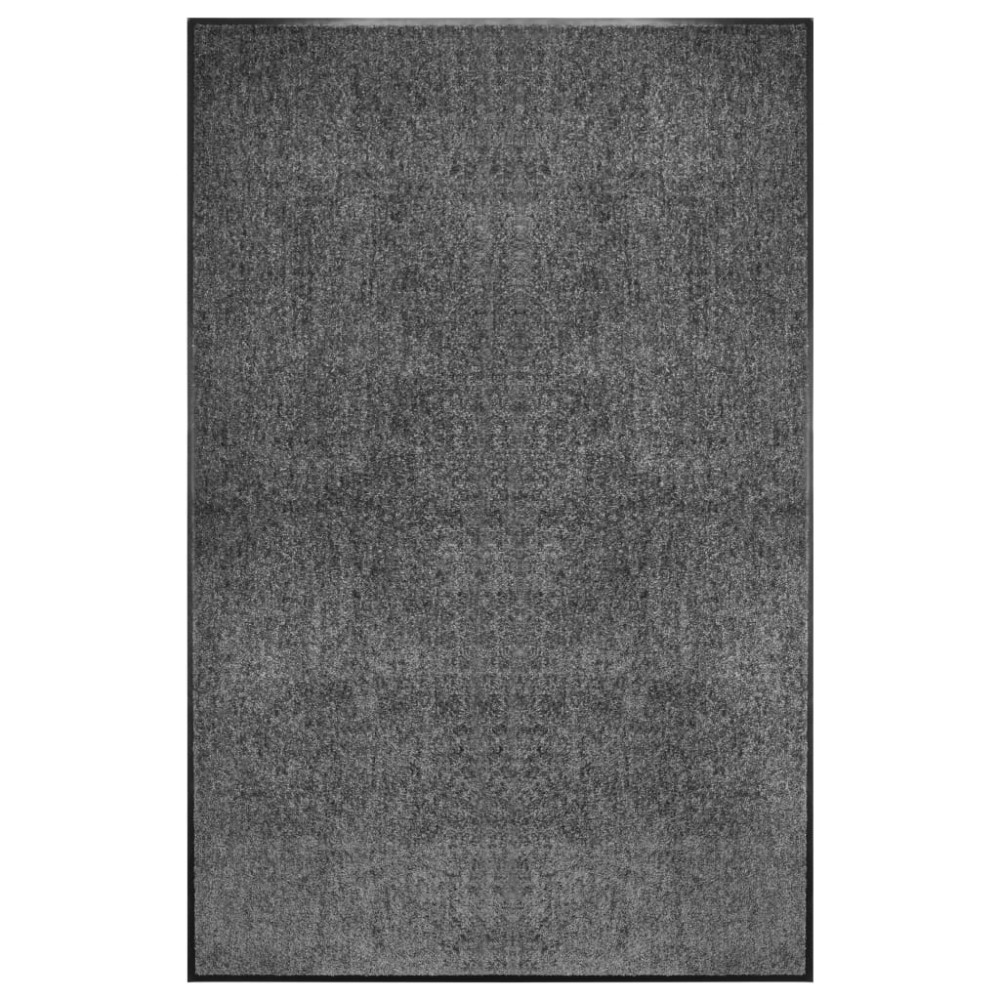 vidaXL Πατάκι Εισόδου Πλενόμενο Ανθρακί 120 x 180 εκ.